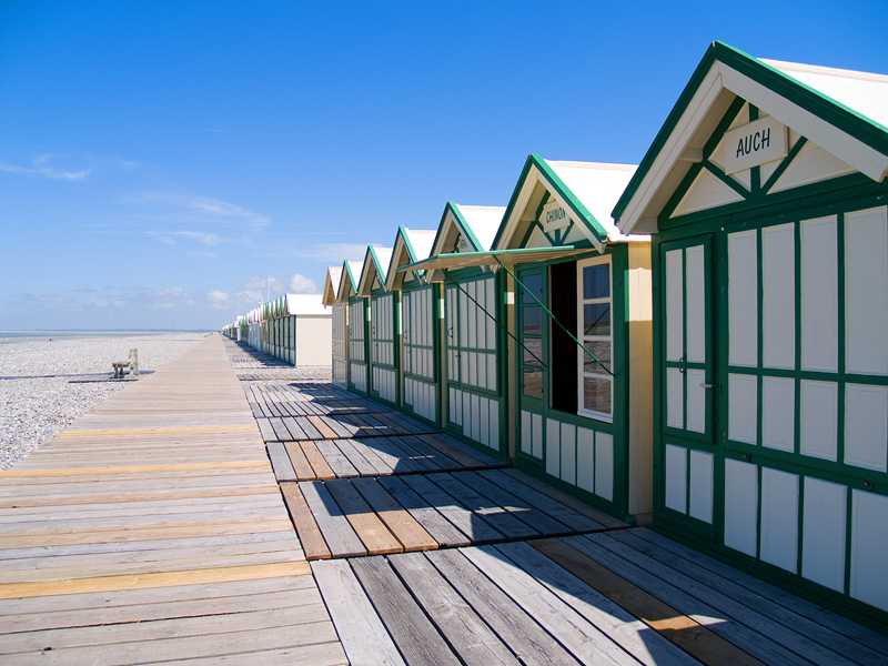 Le bord de mer à Cayeux-sur-Mer, au rythme des séjours